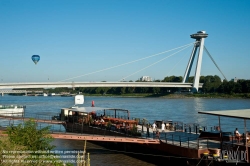 Viennaslide-07210156 Bratislava, Donaubrücke, Nový Most