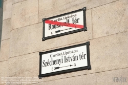 Viennaslide-07310128 Budapest, Umbenennung des Roosevelt ter in Szechenyi Istvan ter