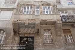 Viennaslide-07310179 Budapest, verwahrlostes Wohnhaus, Arady utca // Budapest, neglected Building, Arady utca