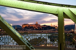 Viennaslide-07310926 Budapest, Donau, Freiheitsbrücke (Szabadság híd) - Budapest, Freedom Bridge