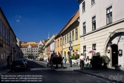 Viennaslide-07311002 Budapest, Burgberg, Fortuna utca - Budapest, Buda Castle Hill, Fortuna utca