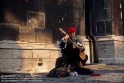 Viennaslide-07311032 Budapest, Straßenmusiker - Budapest, Street Musician