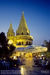 Viennaslide-07311209 Budapest, Halászbástya, Fischerbastei - Budapest, Fisherman's Bastion