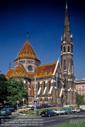 Viennaslide-07315901 Budapest, Neo-Romanische Kirche