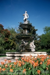 Viennaslide-07316502 Budapest, Danubius kút, Danubiusbrunnen, Miklós Ybl, Leó Feszler 1883