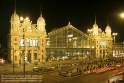 Viennaslide-07318206 Budapest, Nyugati pályaudvar, Westbahnhof, Western Train Station, Eiffel 1877