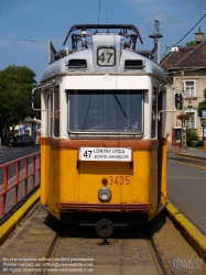 Viennaslide-07319910 Budapest, Straßenbahn, Type UV - Budapest, Tramway Type UV