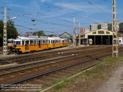 Viennaslide-07319916 Budapest, Straßenbahn, Depot Budafok - Budapest, Tramway, Depot Budafok