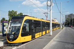 Viennaslide-07319955 Budapest, Becsi ut, Straßenbahn - Budapest, Becsi ut, Tramway