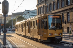 Viennaslide-07319958 Budapest, Blaha Lujza ter, Straßenbahn - Budapest, Blaha Lujza ter, Tramway