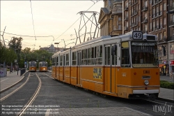 Viennaslide-07319965 Budapest, Straßenbahn am Deák Ferenc tér  // Budapest, Tramway, Streetcar at Deák Ferenc tér