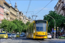 Viennaslide-07319973 Budapest, Straßenbahn, Oktogon // Budapest, Tramway, Streetcar, Oktogon