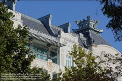 Viennaslide-07320018 Budapest, Jugendstil, Szabadsag tér 10, Kanitz Haus, heute Botschaft der USA, Géza Aladár Kármán und Gyula Ullmann, 1901 // Budapest, Art Nouveau, Szabadsag ter, Kanitz House, today Embassy of the USA, Géza Aladár Kármán and Gyula Ullmann, 1901