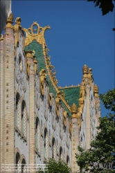 Viennaslide-07321123 Budapest, Postsparkassa, Ödön Lechner 1900-1901 // Budapest, Postal Savings Bank, Ödön Lechner 1900-1901