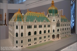 Viennaslide-07321679 Budapest, Ungarisches Museum für Kunstgewerbe von Ödön Lechner 1896 // Budapest, Museum of Applied Arts by Ödön Lechner 1896 