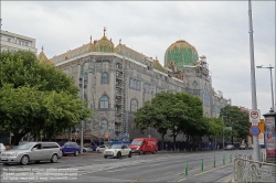 Viennaslide-07321683 Budapest, Ungarisches Museum für Kunstgewerbe von Ödön Lechner, Renovierung 2023 // Budapest, Museum of Applied Arts by Ödön Lechner, Renovation Works 2023