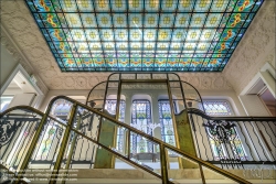 Viennaslide-07322224h Budapest, Gresham Palace, Zsigmond Quittner 1905-1907, Kossuth-Stiege // Budapest, Gresham Palace, Zsigmond Quittner 1905-1907, Kossuth Staircase 