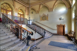 Viennaslide-07323434H Blindenschule (Vakok Iskolája), Sandor Baumgarten, Zsigmond Herzegh 1904, Foyer // School of the blind, (Vakok Iskolája), Sandor Baumgarten, Zsigmond Herzegh 1904, Entrance Hall