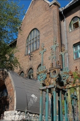 Viennaslide-07323504 Budapest, ehemaliges Blindeninstitut, heute Schule für behinderte Kinder, Mexicoi ut 60, Bela Lajta 1905-1908 // Budapest, former School for the Blind, today School for disabled children, Mexicoi ut 60, Bela Lajta 1905-1908