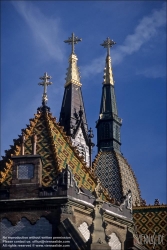 Viennaslide-07324404 Budapest, Ladislaus-Kirche, Szent Laszló tér, Ödön Lechner, Gyula Pártos 1898