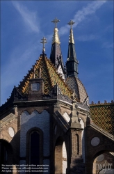 Viennaslide-07324405 Budapest, Ladislaus-Kirche, Szent Laszló tér, Ödön Lechner, Gyula Pártos 1898
