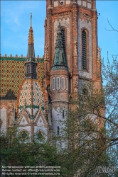 Viennaslide-07324461 Budapest, Ladislaus-Kirche, Szent Laszló tér, Ödön Lechner, Gyula Pártos 1898 // Budapest, Ladislaus Church, Szent Laszló tér, Ödön Lechner, Gyula Pártos 1898