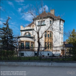 Viennaslide-07325510f Budapest, Villa Zala, Ödön Lechner 1901, Fries von Györgynek Zala // Budapest, Villa Zala, Ödön Lechner 1901, Sculpture by Györgynek Zala