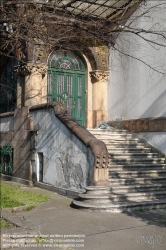 Viennaslide-07325519 Budapest, Villa Zala, Ödön Lechner 1901, Fries von Györgynek Zala // Budapest, Villa Zala, Ödön Lechner 1901, Sculpture by Györgynek Zala