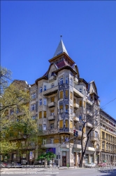 Viennaslide-07326922f Budapest, Wohnhaus Dózsa György ut 17 von Gyula Karvaly 1911 // Budapest, Apartment House Dózsa György ut 17 by Gyula Karvaly 1911