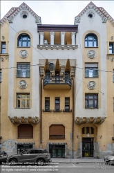 Viennaslide-07327031 Budapest, Wohnhaus Aradi utca 17, Albert Kálmán Kőrössy 1910 // Budapest, Apartment Building Aradi utca 17, Albert Kálmán Kőrössy 1910