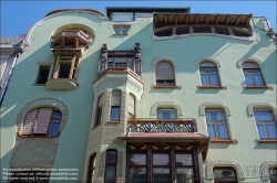 Viennaslide-07327207 Budapest, Wohnhaus Béla Bedö, Honved utca 3, Emil Vidor 1903 // Budapest, Apartment House Béla Bedö, Honved utca 3, Emil Vidor 1903 