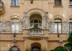 Viennaslide-07327303 Budapest, Elektrogerätefabrik und Wohnhaus Eötvös utca 38 von Ignác Bodnár und Jenő Lukács, Architekt Ákos Marton, 1905-1906 // Budapest, Electrical appliance factory and residential building Eötvös utca 38 of Ignác Bodnár und Jenő Lukács, Architect Ákos Marton, 1905-1906