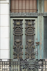 Viennaslide-07327612 Budapest, Wohnhaus Hajós utca 25, 'Napoleonhof', Gyula Fodor 1905-1906 // Budapest, Apartment House Hajós utca 25, 'Napoleon udvar', Gyula Fodor 1905-1906 