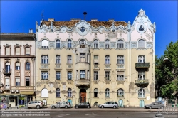 Viennaslide-07328001F Budapest, Szenes Haus, Wohnhaus Thököly ut 46, István Nagy 1905-1906 // Budapest, Szenes House, Apartment House Thököly ut 46, István Nagy 1905-1906 