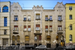 Viennaslide-07328899 Budapest, Wohnhaus Szondi utca 75, Albert Kálmán Kőrössy 1906 // Budapest, Apartment Building Szondi utca 75, Albert Kálmán Kőrössy 1906