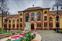 Viennaslide-07329205f Budapest, Rathaus des XX. Bezirks, Henrik Böhm, Armin Hegedüs 1906 // Budapest, Town Hall XX. District, Henrik Böhm, Armin Hegedüs 1906