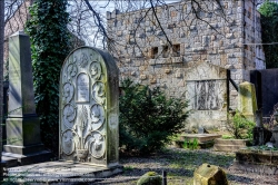 Viennaslide-07329411f Budapest, Jüdischer Friedhof (Szertartási épület) Salgótarján utca, Grabmal von Bacher Vilmos, Gestaltung von Béla Lajta // Budapest, Jewisch Cemetry (Szertartási épület) Salgótarján utca, Grave of Bacher Vilmos, Design by Béla Lajta