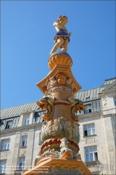 Viennaslide-07330172 Budapest, Stadtgestaltung, Jozsef Nador ter, Zsolnay-Brunnen // Budapest, Public Space Design, Jozsef Nador ter, Zsolnay Fountain