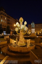 Viennaslide-07330185 Budapest, Stadtgestaltung, Jozsef Nador ter, Herend-Brunnen // Budapest, Public Space Design, Jozsef Nador ter, Herend Fountain