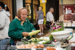 Viennaslide-07331003 Budapest, Rakoczi ter, Markthalle, Market Hall