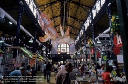 Viennaslide-07331108 Budapest, Markthalle - Budapest, Market Hall