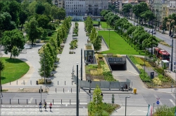 Viennaslide-07337050 Budapest, Stadtwäldchen Varosliget entlang Dózsa György út // Budapest, Varosliget along Dózsa György út