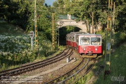 Viennaslide-07360304 Budapest, Umgebung, Zahnradbahn - Budapest, Surroundings, Cog-Wheel Railway