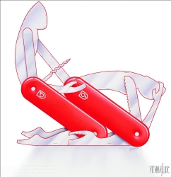 Viennaslide-61420169 Erotische Schweizermesser (Illustration von Julian Murphy) - Erotic Swiss Army Knives