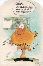 Viennaslide-73400402 Kredit, Illustration von Peter Unger - Credit, Loan