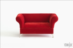 Viennaslide-76191103 Rotes Sofa - Red Couch