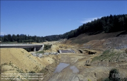 Viennaslide-77120109 Autobahnbaustelle bei Krumpendorf; Südautobahn A2