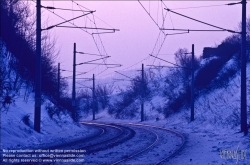 Viennaslide-77700131 Eisenbahn, Nahnstrecke im Winter - Railway in Winter