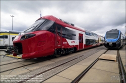 Viennaslide-77712203 Berlin, Innotrans 2022, Nahverkehrszug Alstom Coradia für Luxembourg // Berlin, Innotrans 2022, Alstom Coradia for Luxembourg