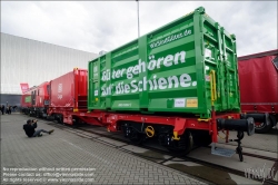 Viennaslide-77712218 Berlin, Innotrans 2022, DB Cargo flexibler Güterwagen  // Berlin, Innotrans 2022, DB Cargo flexible Goods Wagon